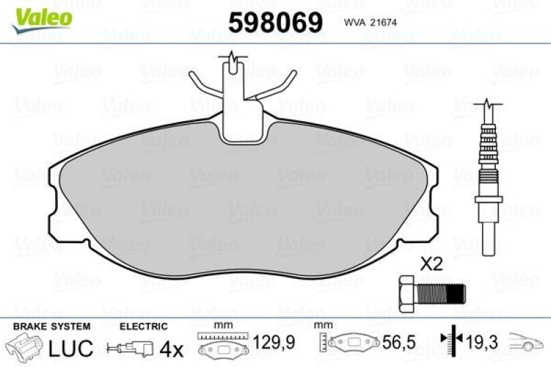 VALEO 598069 SBB-Satz PREMIUM