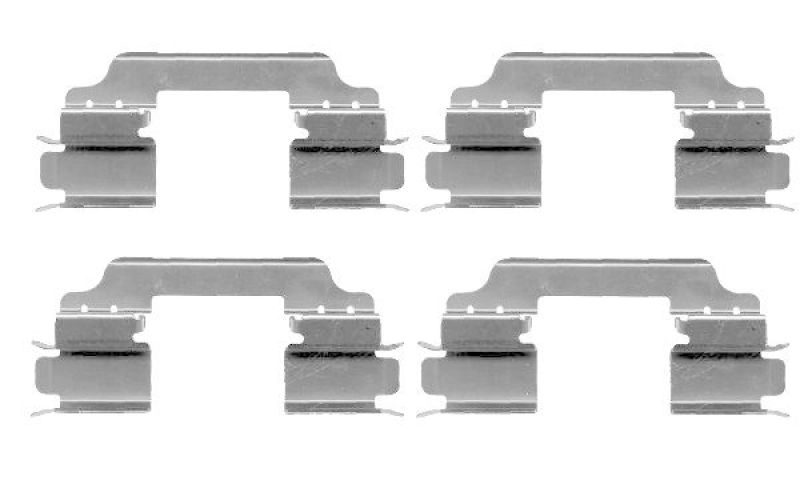 HELLA 8DZ 355 203-151 Zubehörsatz Scheibenbremsbelag