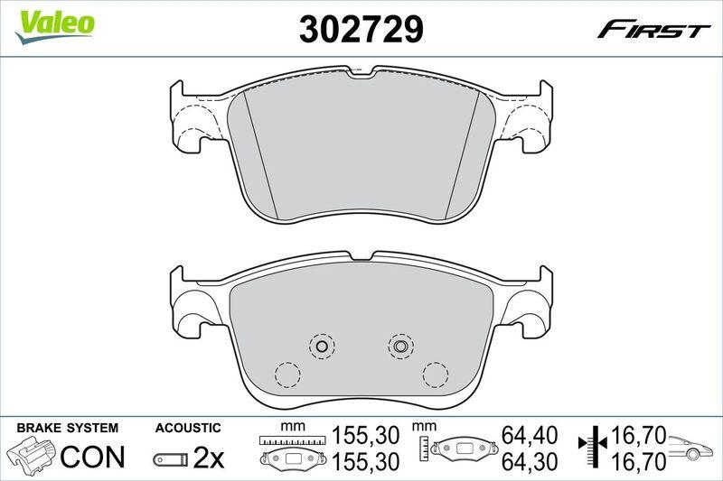 VALEO 302729 SBB-Satz - FIRST