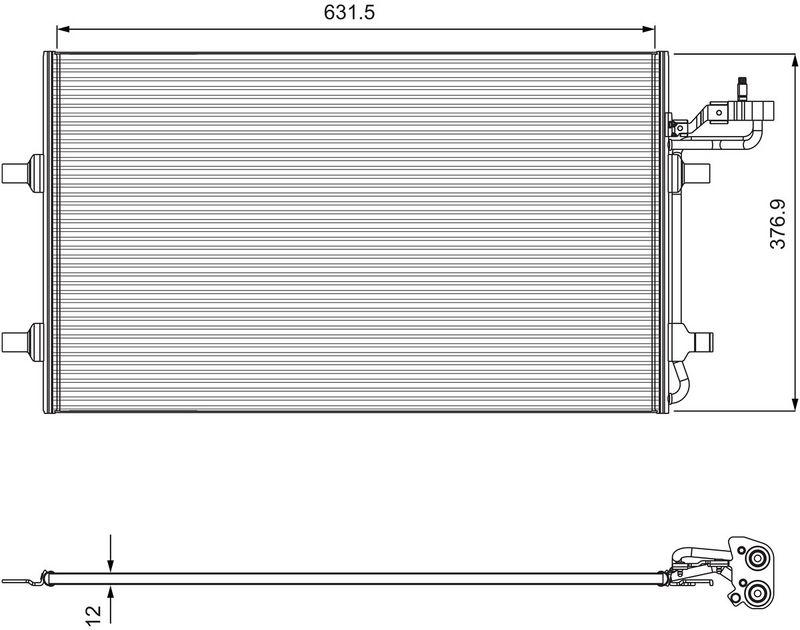 VALEO 814323 Kondensator VOLVO C30