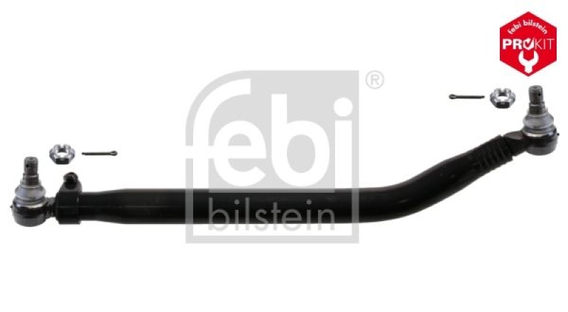 FEBI BILSTEIN 37910 Lenkstange mit Kronenmuttern und Splinten für Iveco