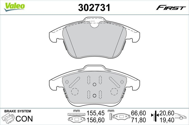 VALEO 302731 SBB-Satz - FIRST