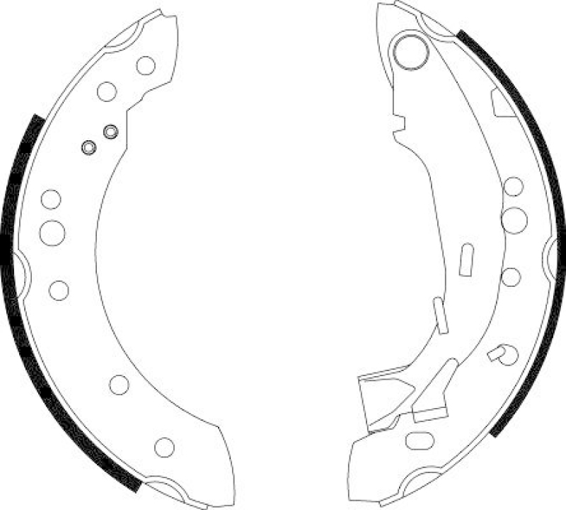 HELLA 8DB 355 002-601 Bremsbackensatz für P.S.A