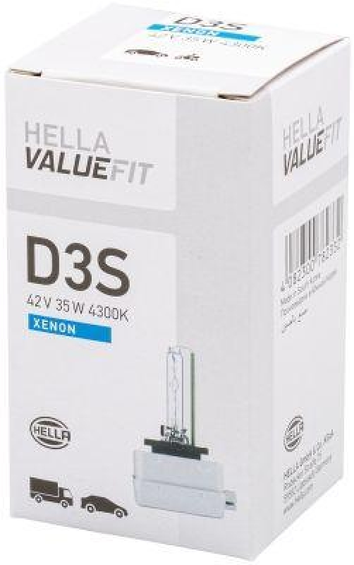 HELLA 8GS 242 632-321 Glühleuchte 42V D3S PK32d