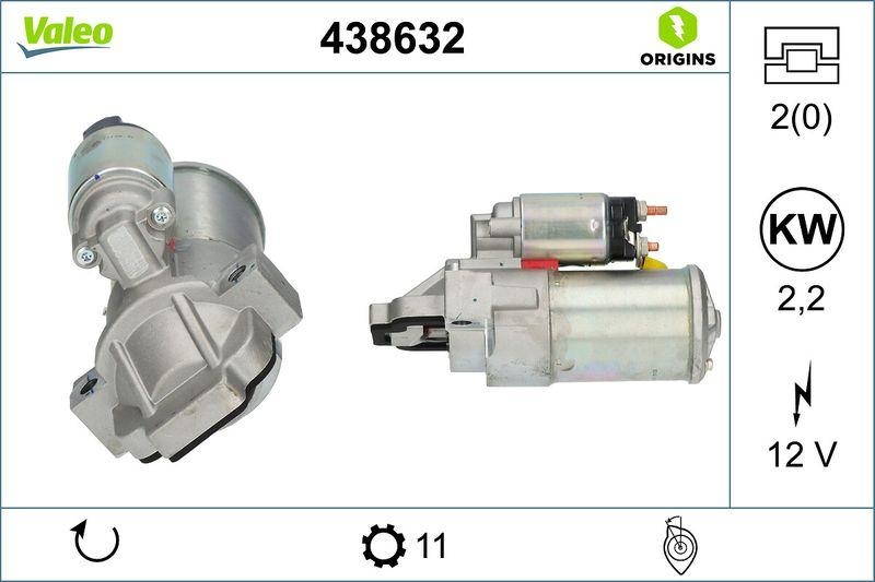 VALEO 438632 Starter Neu - ORIGINS