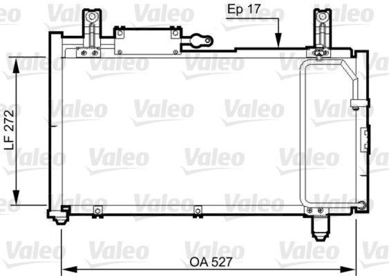 VALEO 814327 Kondensator SUZUKI Swift (2005>)