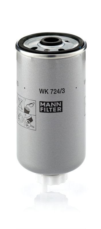 MANN-FILTER WK 724/3 Kraftstoffilter für Iveco Irisbus