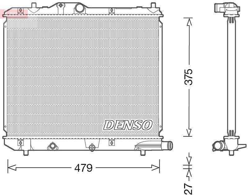 DENSO DRM47013 Kühler SUZUKI SPLASH 1.3 CDTI (A5B 413D) (08- )