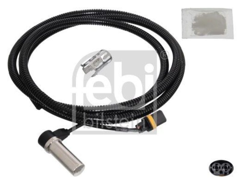 FEBI BILSTEIN 104567 ABS-Sensor mit Hülse und Fett für M A N