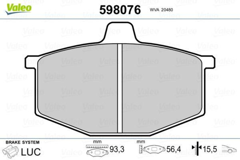 VALEO 598076 SBB-Satz PREMIUM