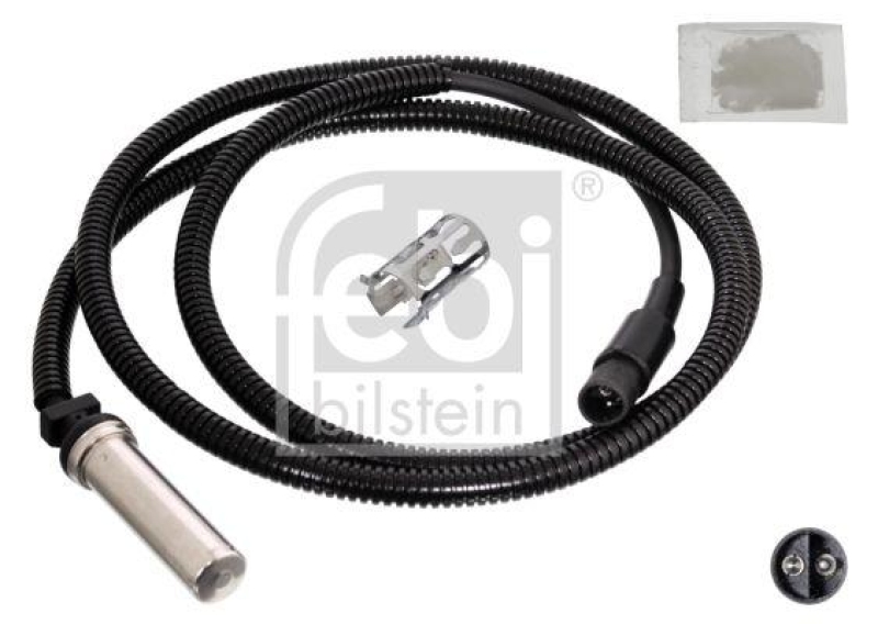 FEBI BILSTEIN 104568 ABS-Sensor mit Hülse und Fett für Scania