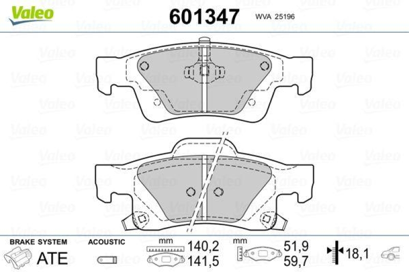 VALEO 601347 SBB-Satz PREMIUM