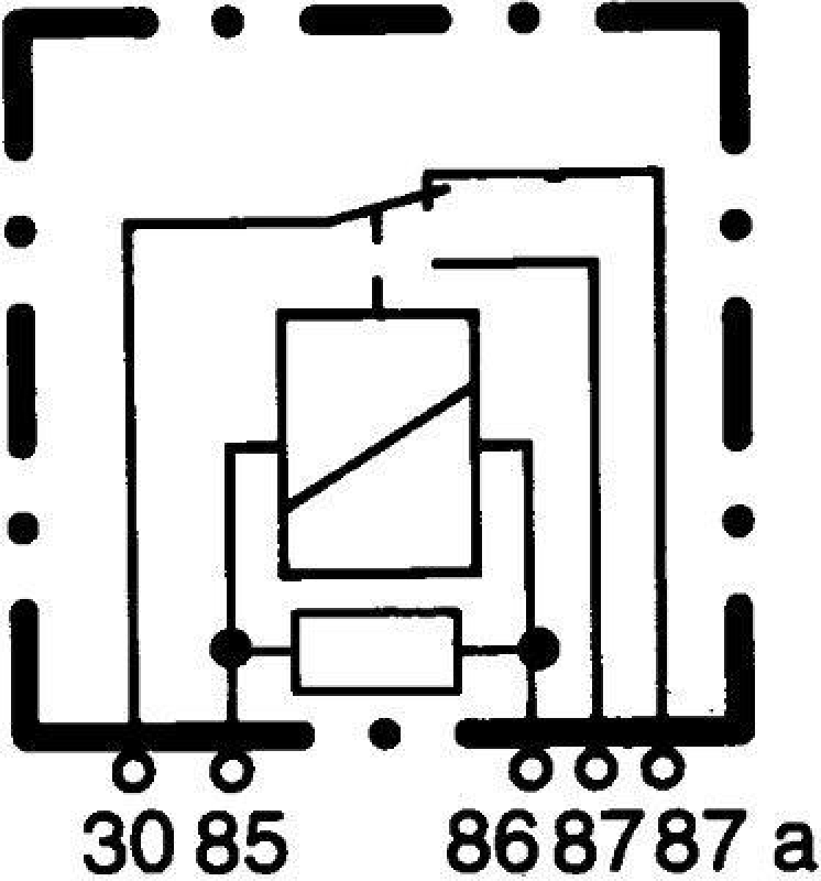 HELLA 4RD 007 794-037 Relais, Arbeitsstrom 12V Wechsler, Mini, 5-polig