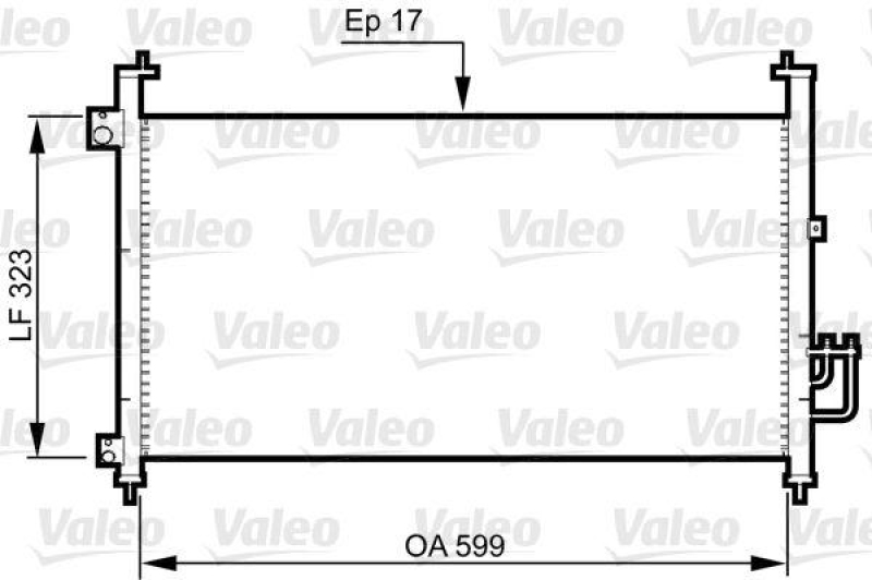 VALEO 814333 Kondensator HONDA Civic (FK/FD) (2006>