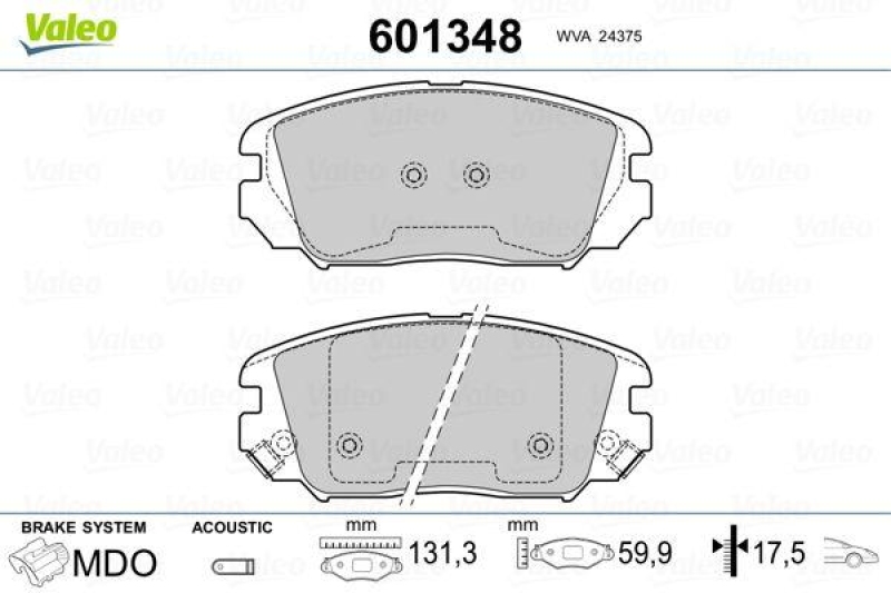 VALEO 601348 SBB-Satz PREMIUM