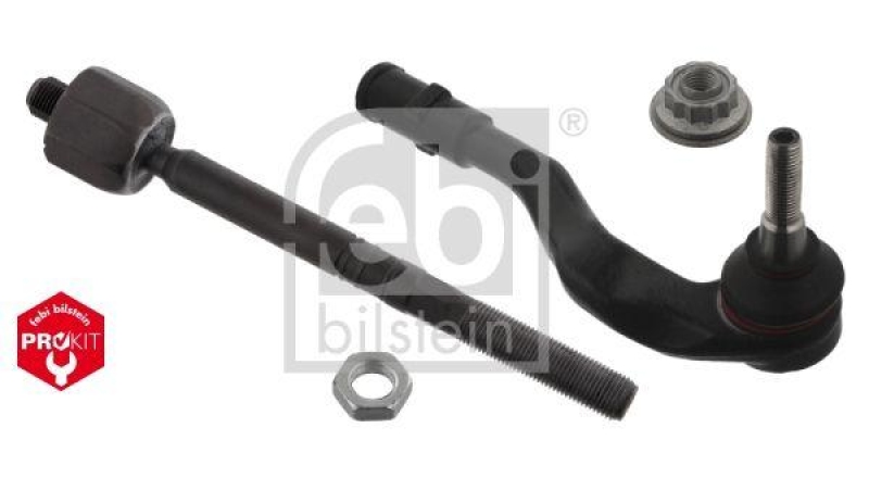 FEBI BILSTEIN 36547 Spurstange mit Endstück und Sicherungsmuttern für VW-Audi