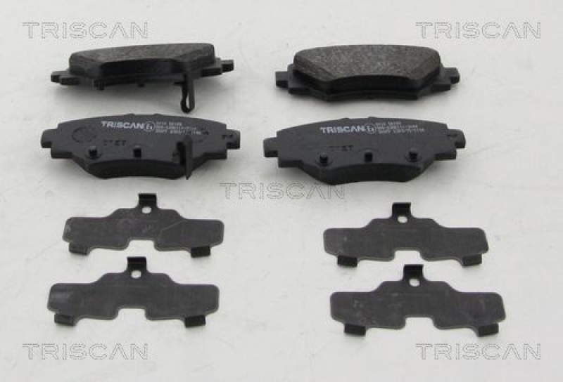 TRISCAN 8110 50189 Bremsbelag Hinten für Mazda 3