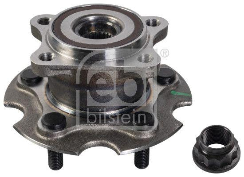 FEBI BILSTEIN 172773 Radlagersatz mit Radnabe und ABS-Impulsring für TOYOTA