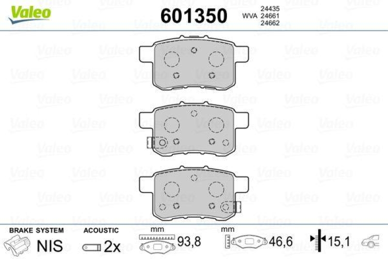 VALEO 601350 SBB-Satz PREMIUM