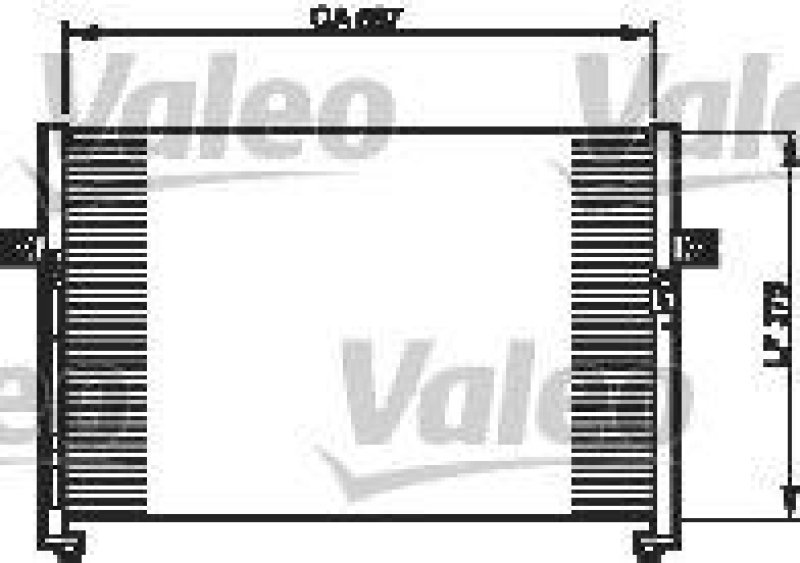 VALEO 814336 Kondensator HYUNDAI H-1 / STAR