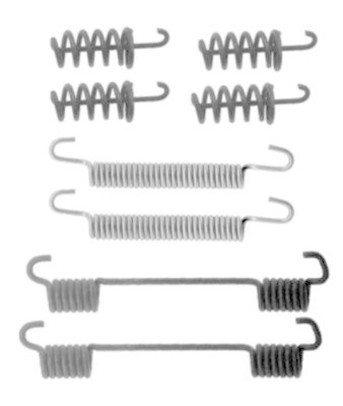 HELLA 8DZ 355 201-931 Zubehörsatz, Bremsbacken für MB/VW