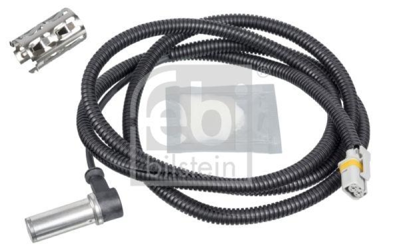 FEBI BILSTEIN 104571 ABS-Sensor mit Hülse und Fett für M A N