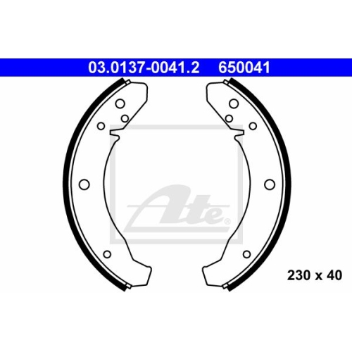 ATE 03.0137-0041.2 Bremsbackensatz 230x40mm