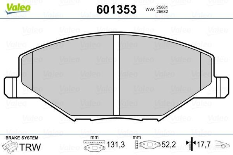 VALEO 601353 SBB-Satz PREMIUM