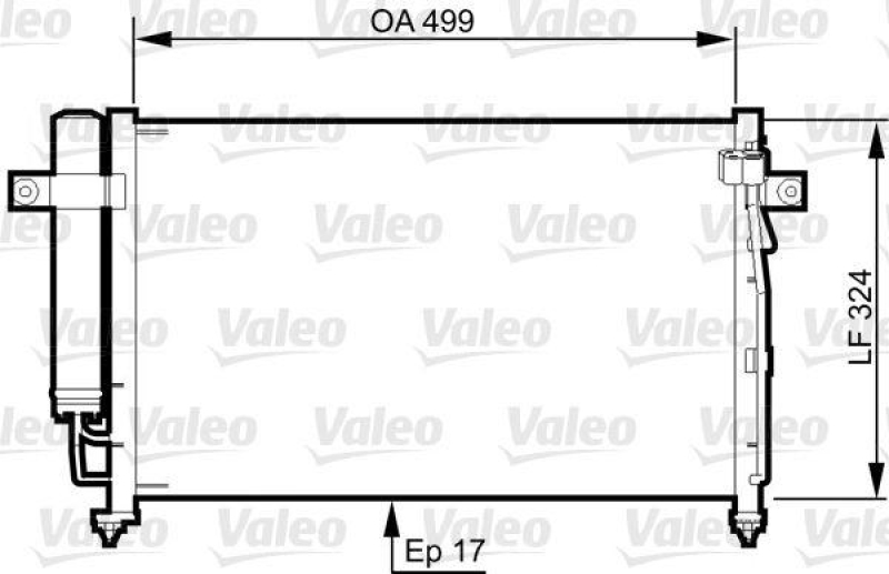 VALEO 814341 Kondensator HYUNDAI Getz (2002>2005),