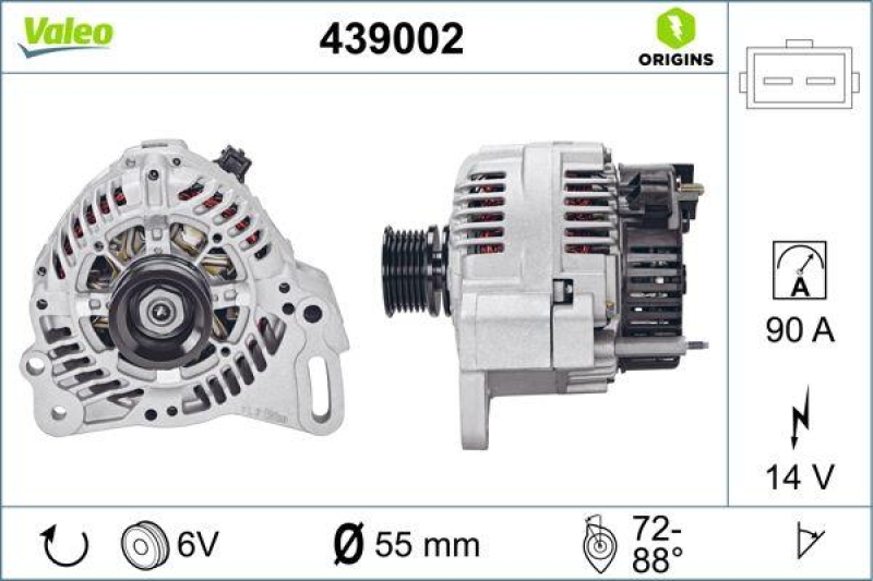 VALEO 439002 Generator Neu - ORIGINS