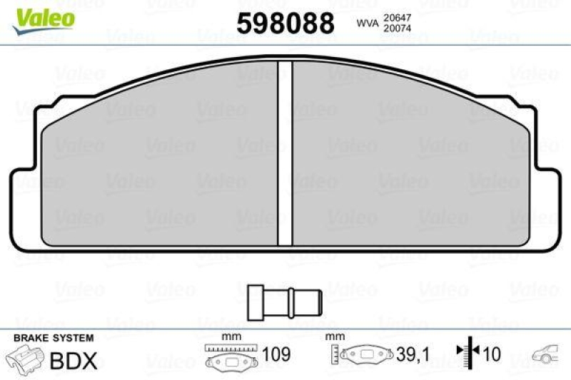 VALEO 598088 SBB-Satz PREMIUM