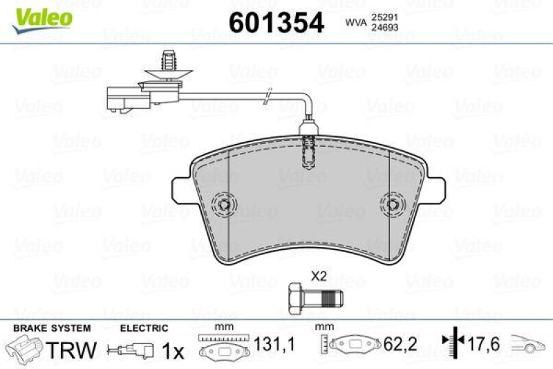 VALEO 601354 SBB-Satz PREMIUM