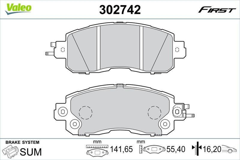 VALEO 302742 SBB-Satz - FIRST