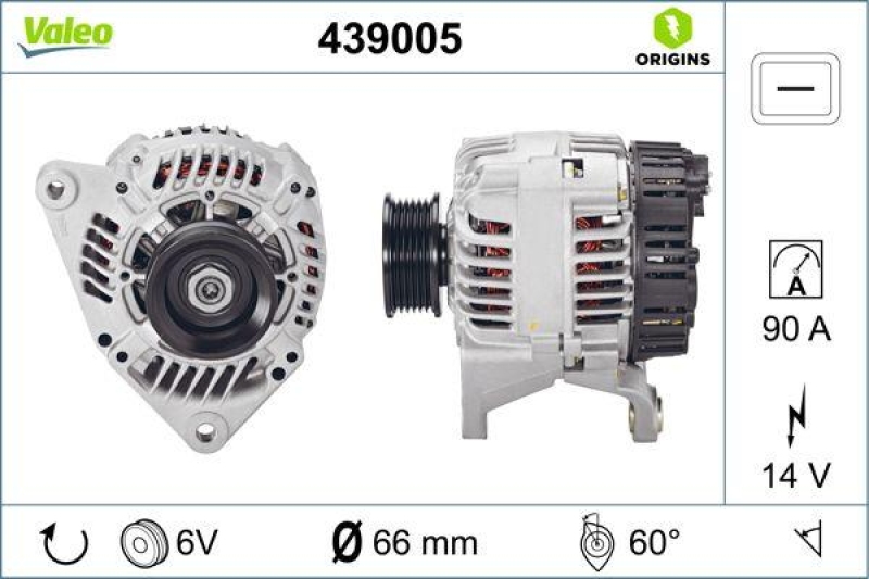 VALEO 439005 Generator Neu - ORIGINS