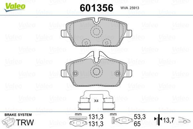 VALEO 601356 SBB-Satz PREMIUM