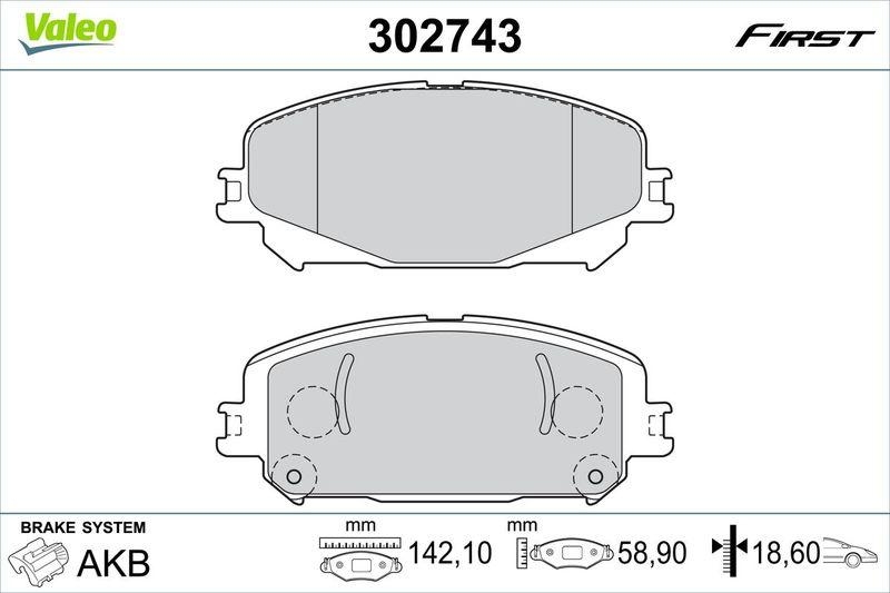 VALEO 302743 SBB-Satz - FIRST