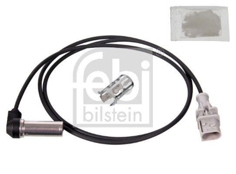 FEBI BILSTEIN 104579 ABS-Sensor mit Hülse und Fett für DAF