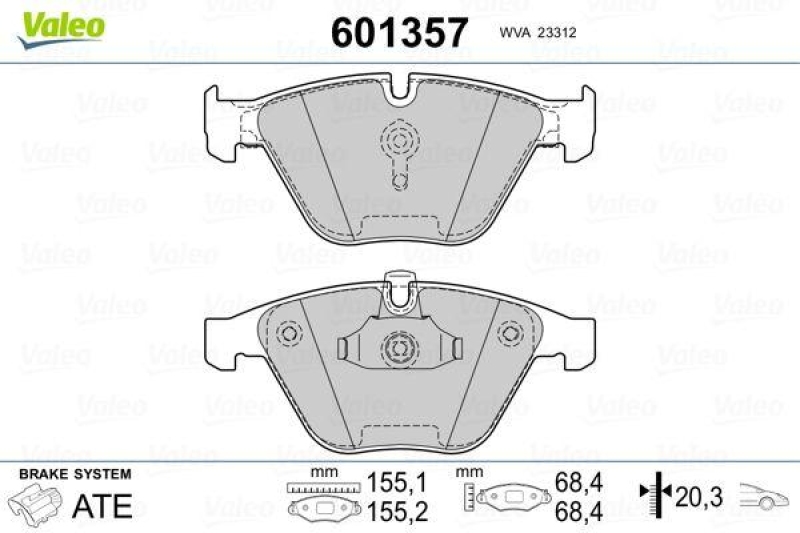 VALEO 601357 SBB-Satz PREMIUM