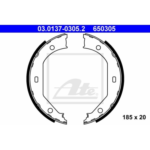 ATE 03.0137-0305.2 TBB-Satz für BMW 3ER/E46 /1 ER 5ER/E39