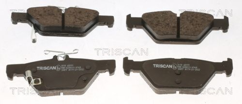 TRISCAN 8110 68191 Bremsbelag Hinten