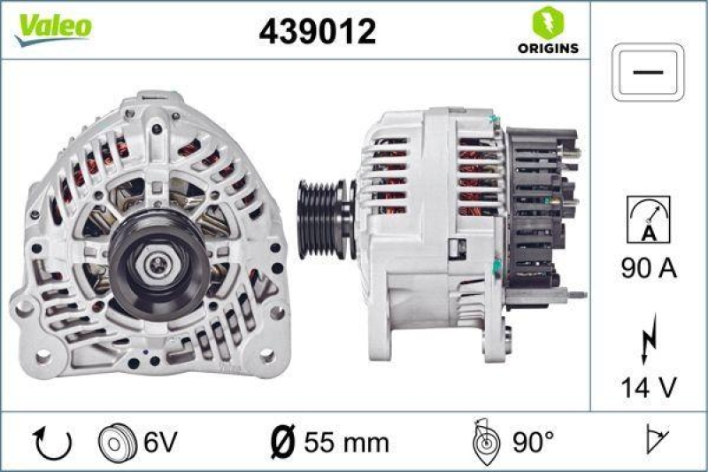 VALEO 439012 Generator Neu - ORIGINS