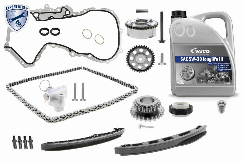 VAICO V10-10026 Steuerkettensatz Kurbel-/ Nockenwelle, Geschlossen für VW