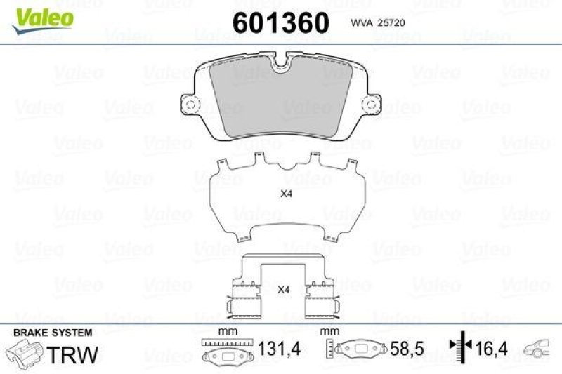 VALEO 601360 SBB-Satz PREMIUM