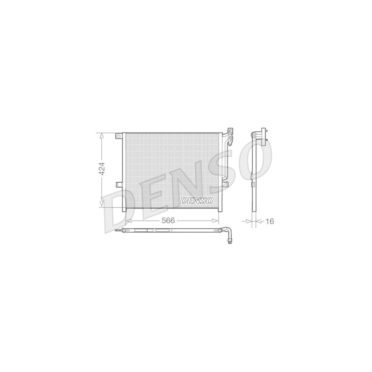 DENSO DCN05004 Kondensator A/C