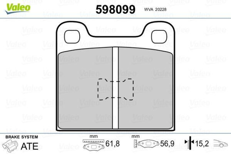 VALEO 598099 SBB-Satz PREMIUM