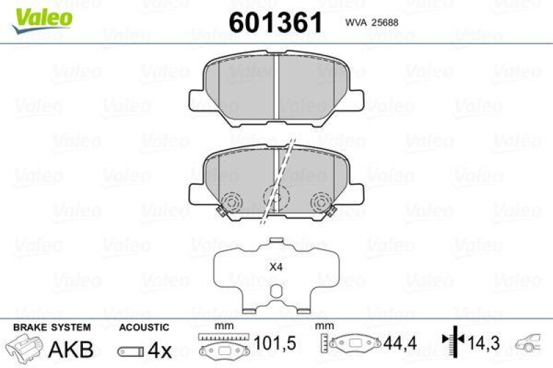 VALEO 601361 SBB-Satz PREMIUM