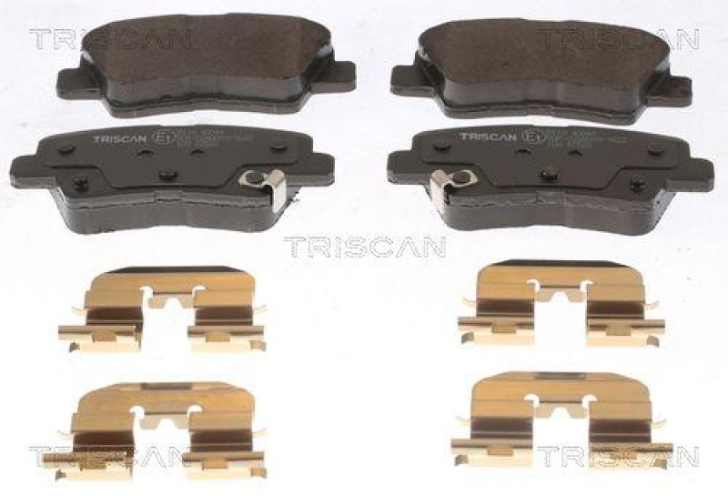 TRISCAN 8110 43044 Bremsbelag Hinten für Hyundai, Kia