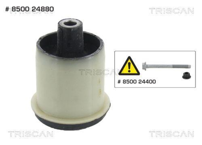 TRISCAN 8500 24880 Gummimetallager Hinterachse für Opel Adam, Corsa