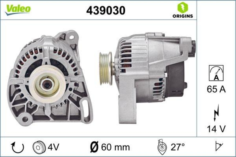 VALEO 439030 Generator Neu - ORIGINS