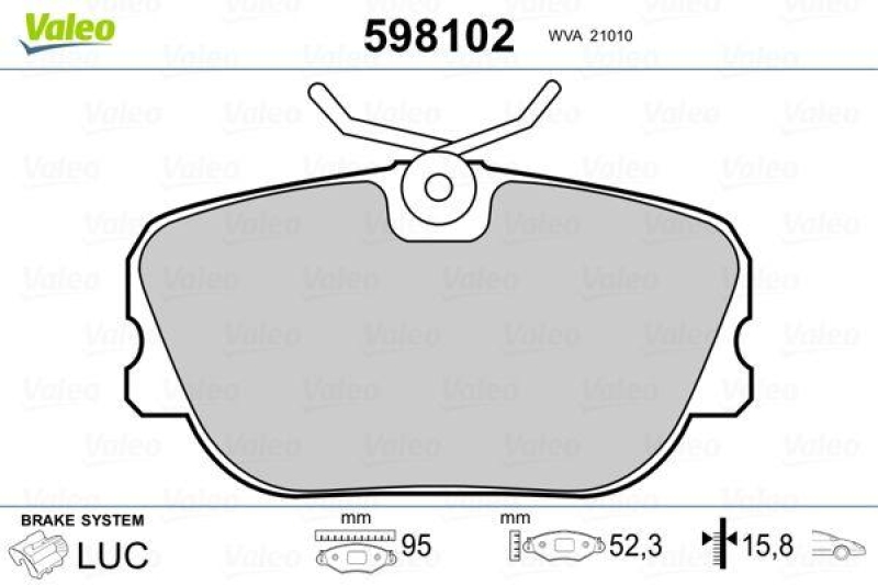 VALEO 598102 SBB-Satz PREMIUM